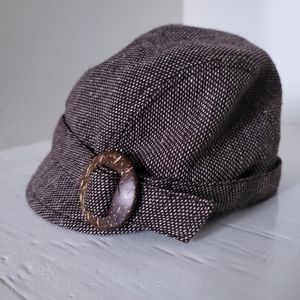 Goorin Cadet Hat Womens Size XS Brown Buckle Cap